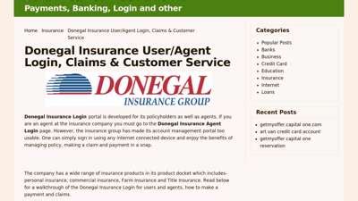 donegal agent login benefits